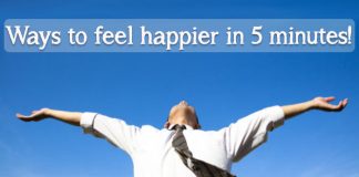 Ways to feel happier in 5 minutes!
