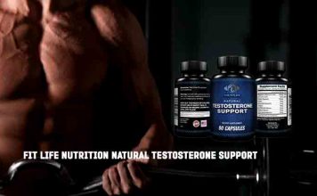 Fit Life Nutrition Natural Testosterone Support : Boost Libido !